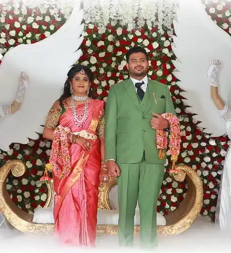 The wedding of abhisheknidhi